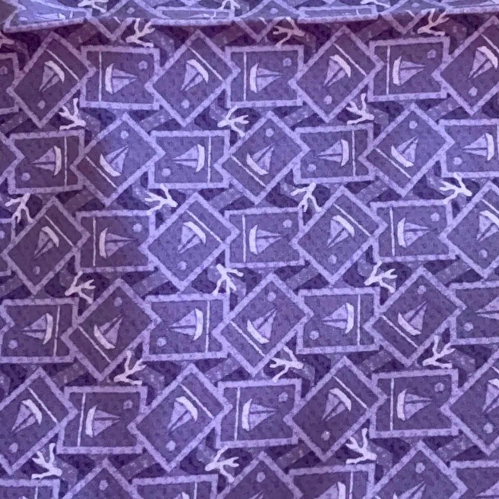 NEW ISAIA SILK POCHETTE POCKET SQUARE SCARF PURPLE SAILBOAT PATTERN